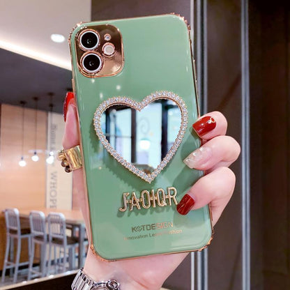 Cute Diamond Mirror Silicone Case - LVCASE