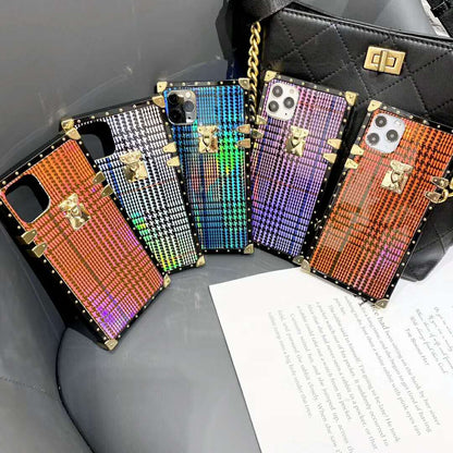 Square Lattice Phone Case - LVCASE