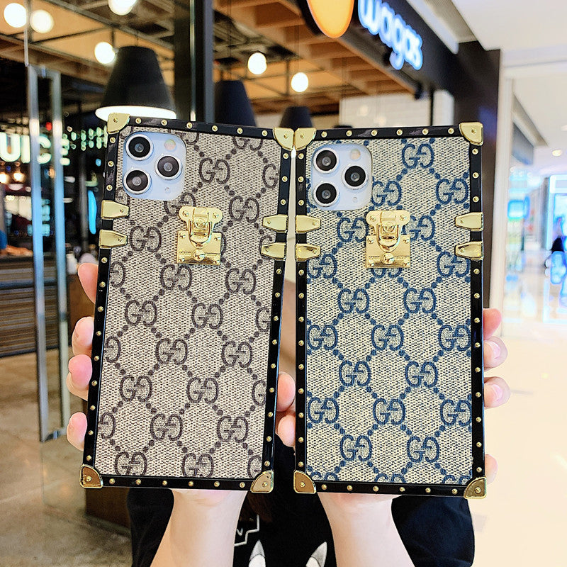 Retro pattern leather phone case for iphone