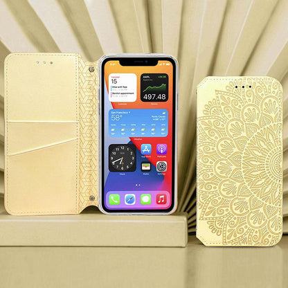 Leather card holder phone case for Samsung