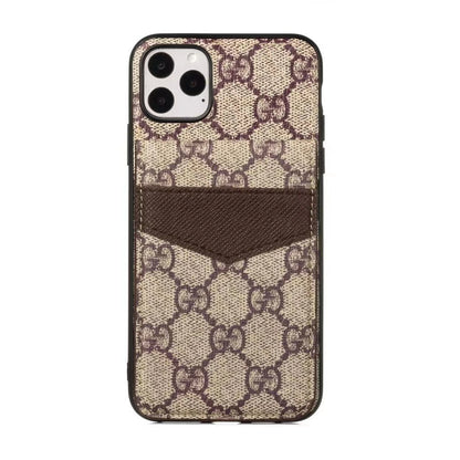 Splicing card case phone case for iphone
