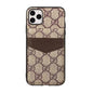 Splicing card case phone case for iphone