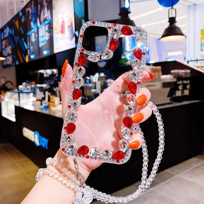 Luxurious Diamond Transparent Phone Case - LVCASE