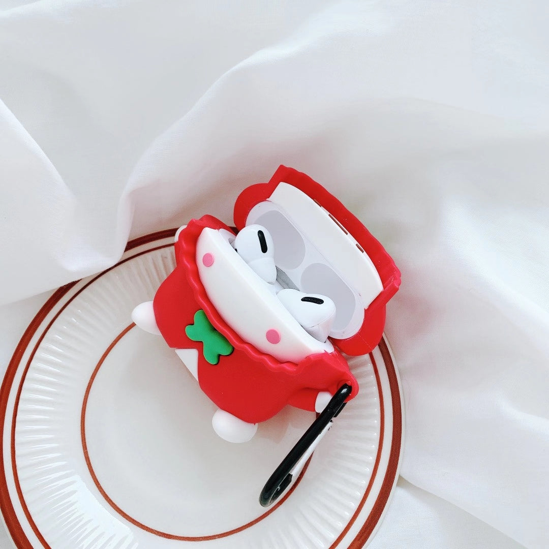 Lovely rabbit silicone Airpods case