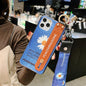 Small Daisy  Denim Wristband Phone Case - LVCASE