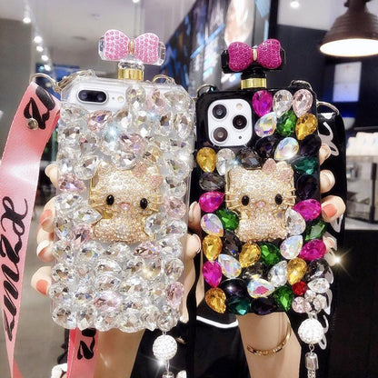 Diamond Perfume Bottle Phone Case - LVCASE