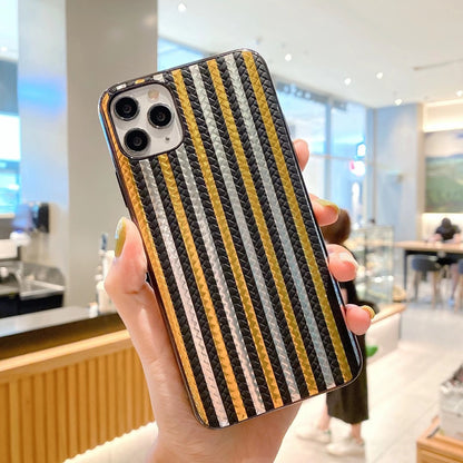 Woven pattern mobile phone case