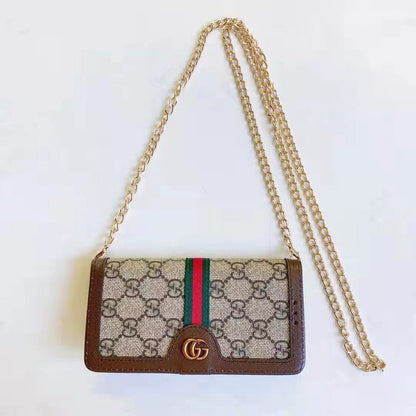 Fashion Crossbody metal Chain universal mobile phone case