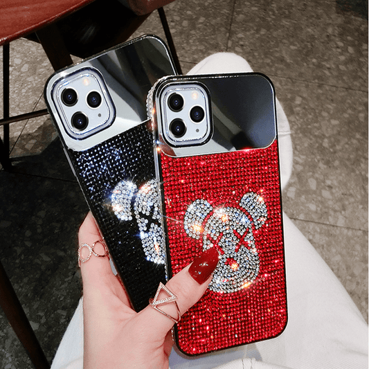 Diamond All-inclusive Full Diamond Little Bear Phone Case - LVCASE