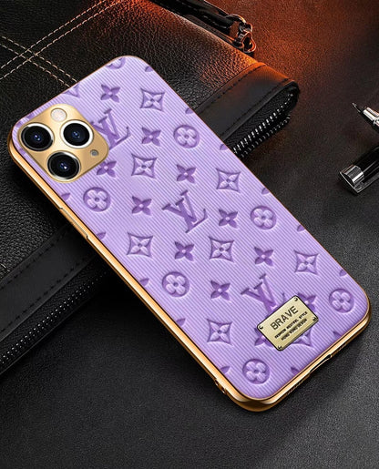 Fashion electroplating edge phone case