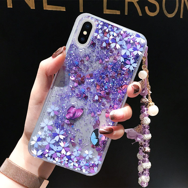 Sakura Quicksand Bracelet Phone Case
