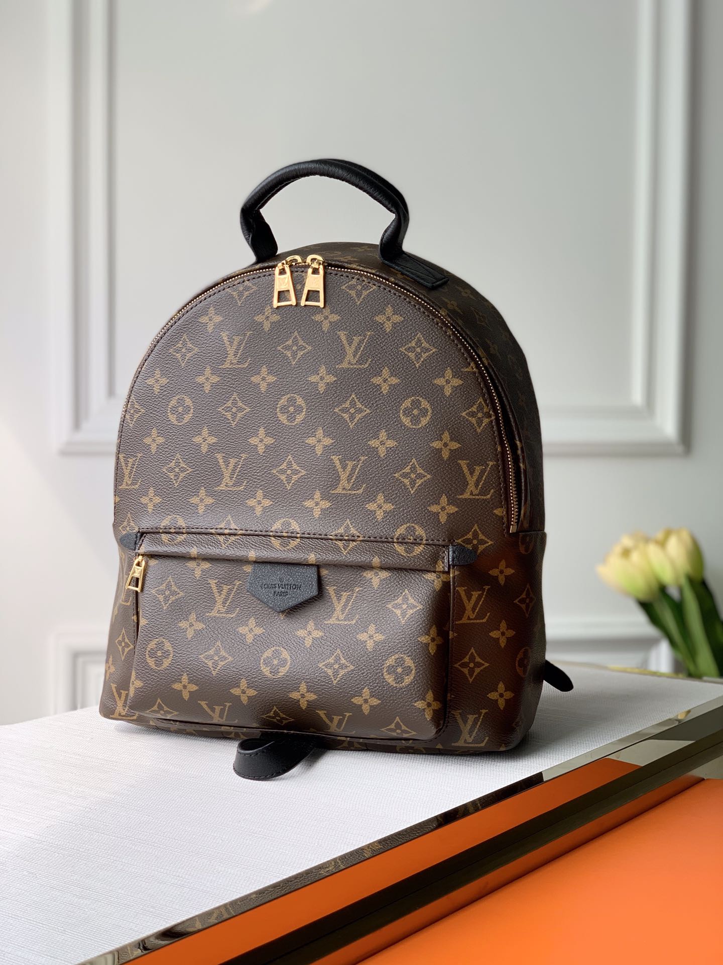 L V Monogram Backpack (Double Choc) [ 28 x 33 x 16cm ]