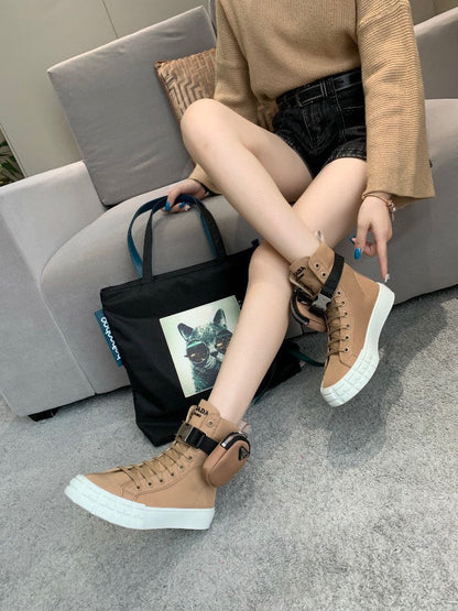 P R A D A - Package Shoe Tan (Mens & Womens)