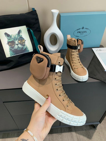 P R A D A - Package Shoe Tan (Mens & Womens)