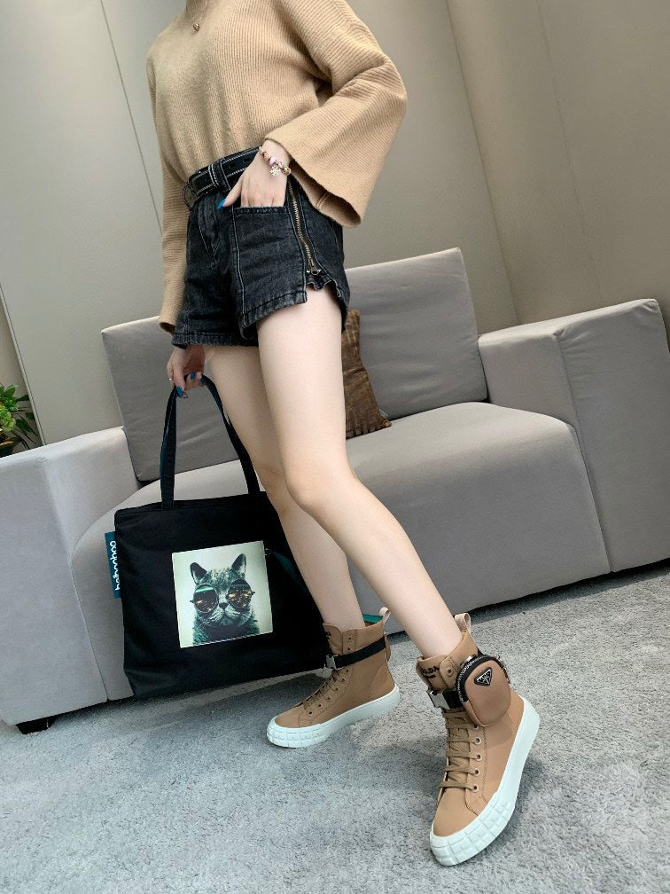 P R A D A - Package Shoe Tan (Mens & Womens)