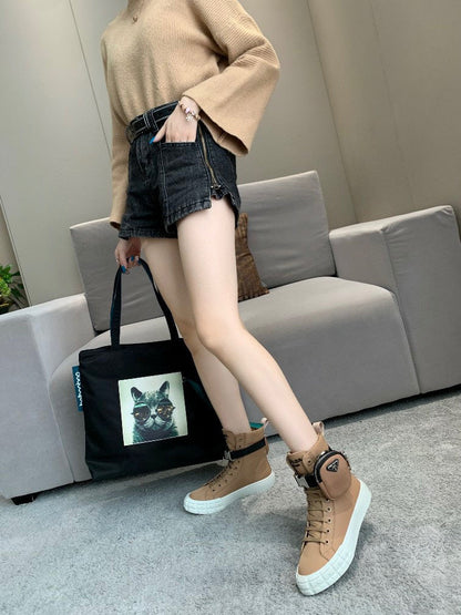 P R A D A - Package Shoe Tan (Mens & Womens)