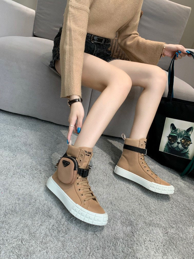 P R A D A - Package Shoe Tan (Mens & Womens)