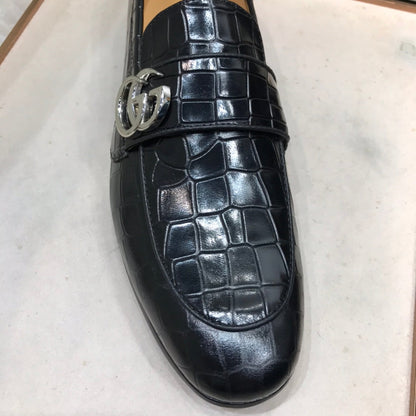 GG Buckle Loafer (Jacare Shine)