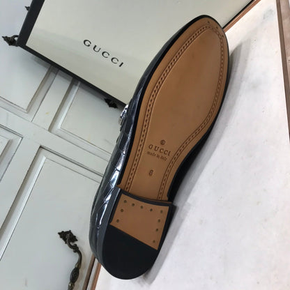 GG Buckle Loafer (Jacare Shine)