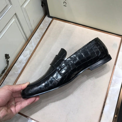 GG Buckle Loafer (Jacare Shine)