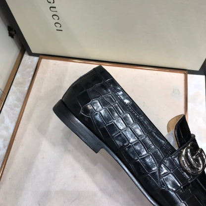 GG Buckle Loafer (Jacare Shine)