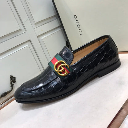 GG Strap Loafer (Jacare Shine)