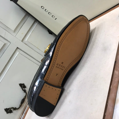 GG Strap Loafer (Jacare Shine)