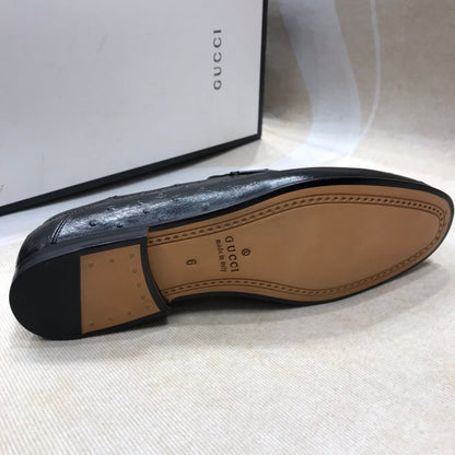 GG H o r s e b i t - Ostrich Loafers