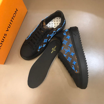 L V - Neeon Sneakers (Blue) (Mens & Womens)