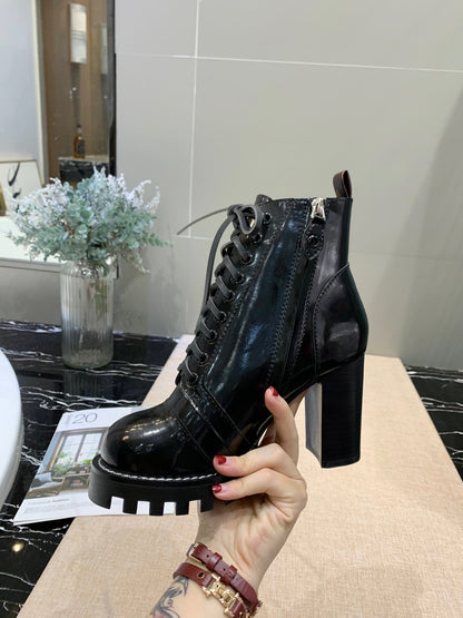 Lv black boots