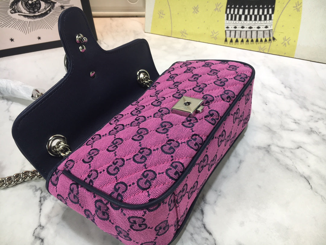 G u c c i pink 22x14x6