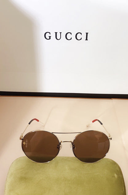 Classic fashion sunglasses round frame