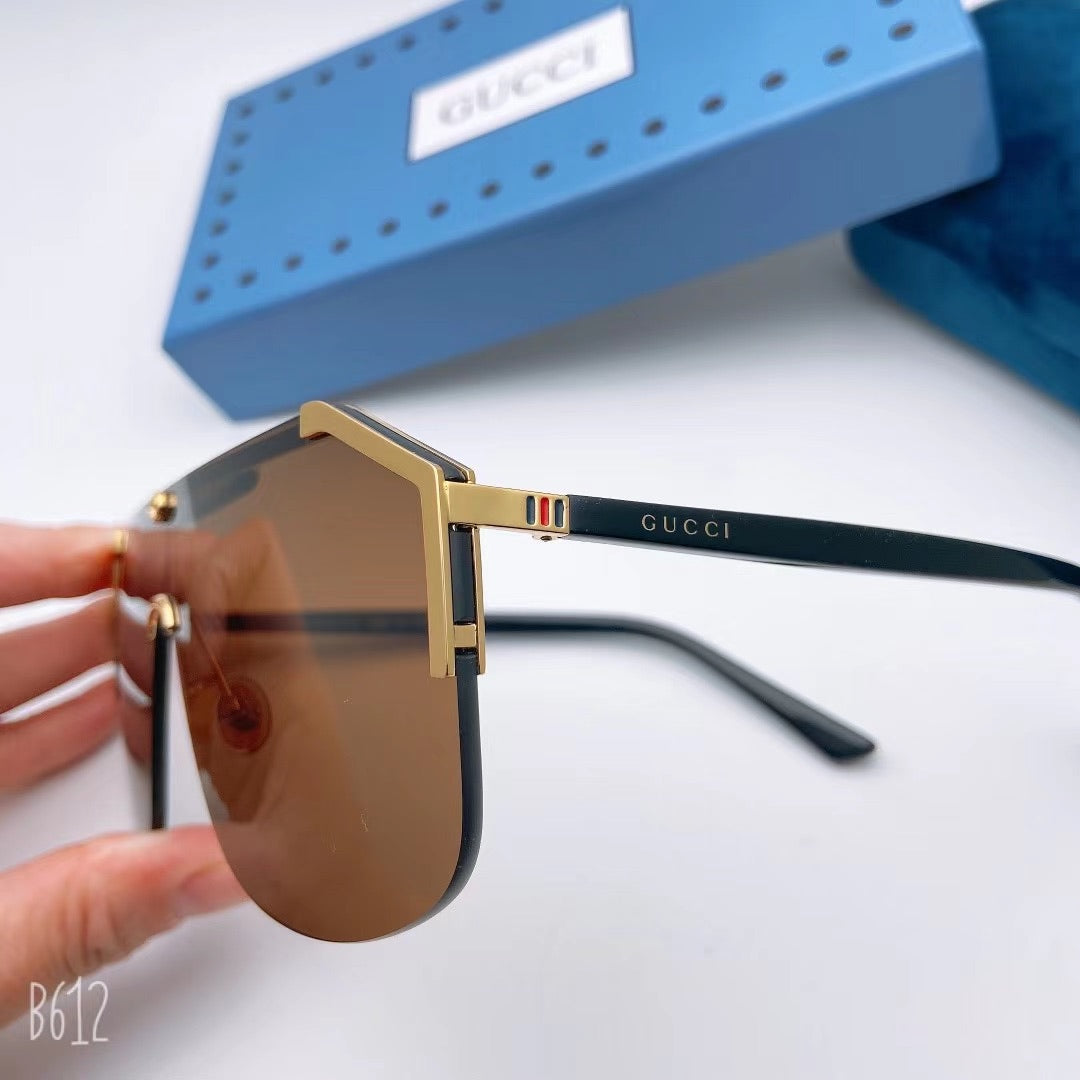 Classic half frame sunglasses