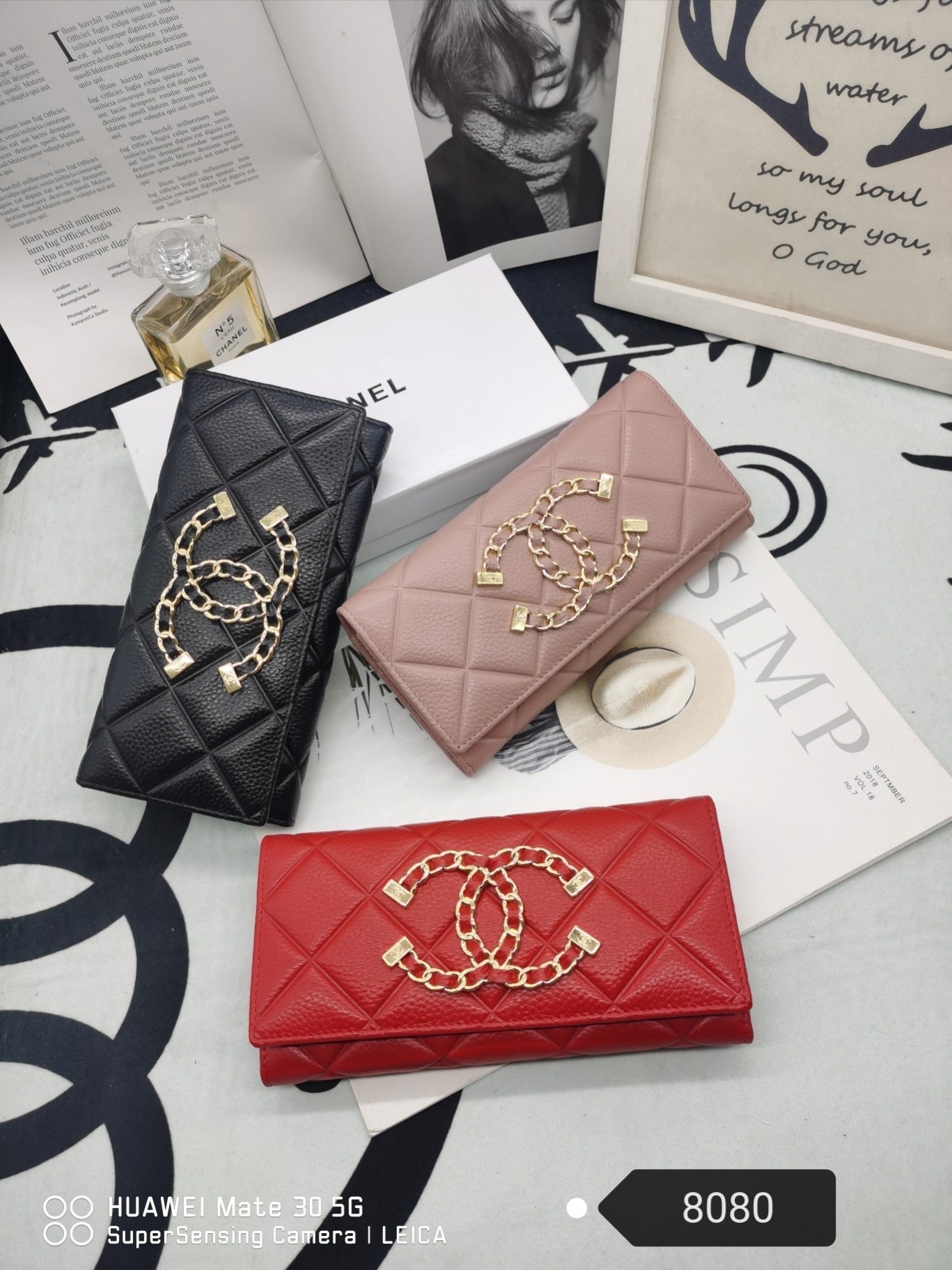 19cm Classic women's bag with diamond pattern