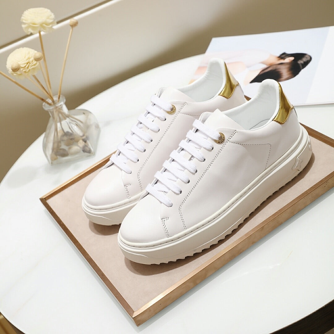 L V - W H I T E - S H I N E - S N E A K E R S - 2 Colours Available