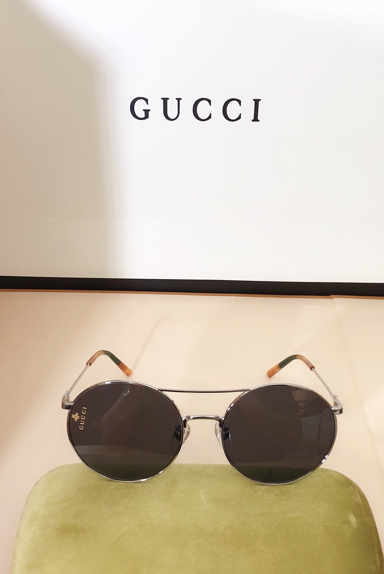Classic fashion sunglasses round frame