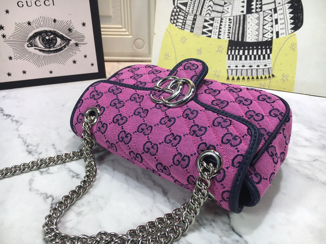 G u c c i pink 22x14x6