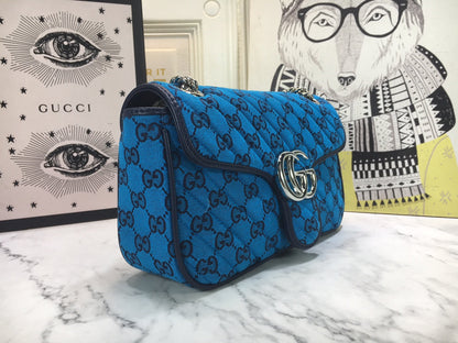 G u c c i blue W26xH15xD7cm