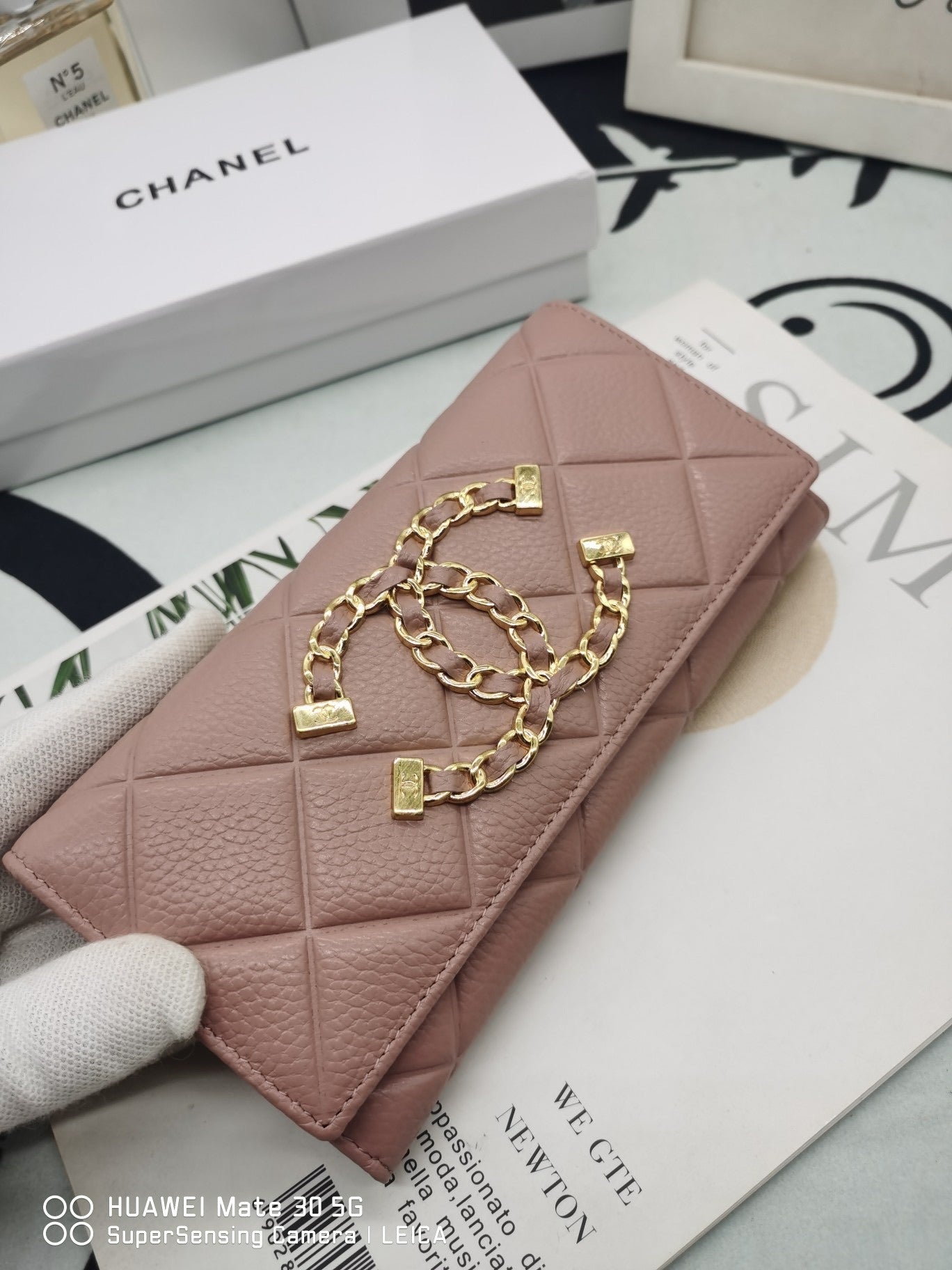 19cm Classic women's bag with diamond pattern