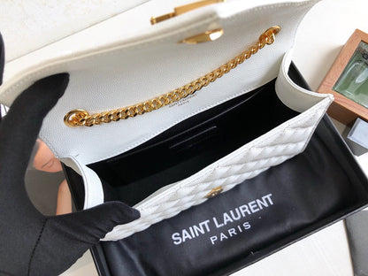 Y s l white envelope 21.0  13.0  6.0 CM