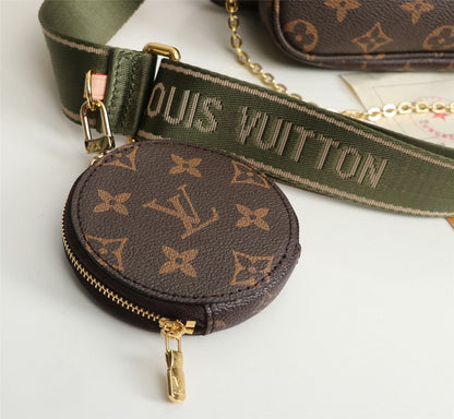 Lv pochette lime green