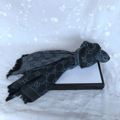 G classic gray scarf