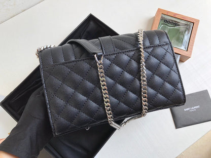 Y s l silver envelope 21.0  13.0  6.0 CM