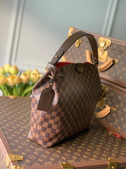 L v damier 35 x 30 x 11