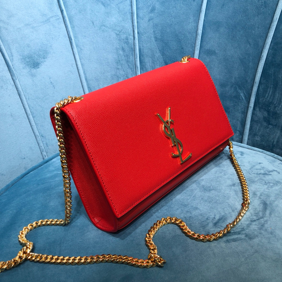 Y s l monogram red 24.0  14.5  5.5 CM1