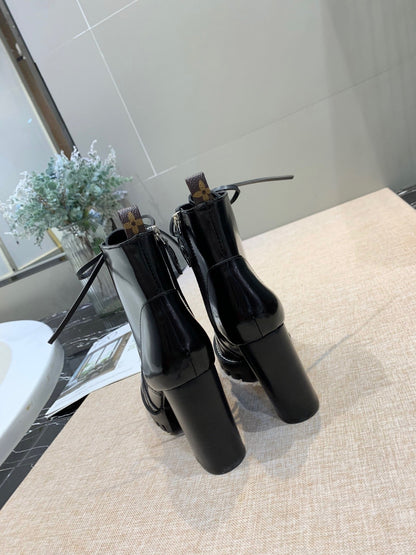 Lv black boots