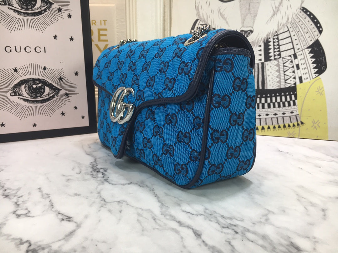 G u c c i blue W26xH15xD7cm