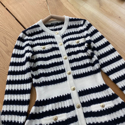 Black-and-white classic dress