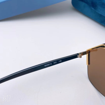 Classic half frame sunglasses