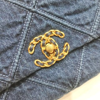 C h a n e l denim 20  30 10(cm)